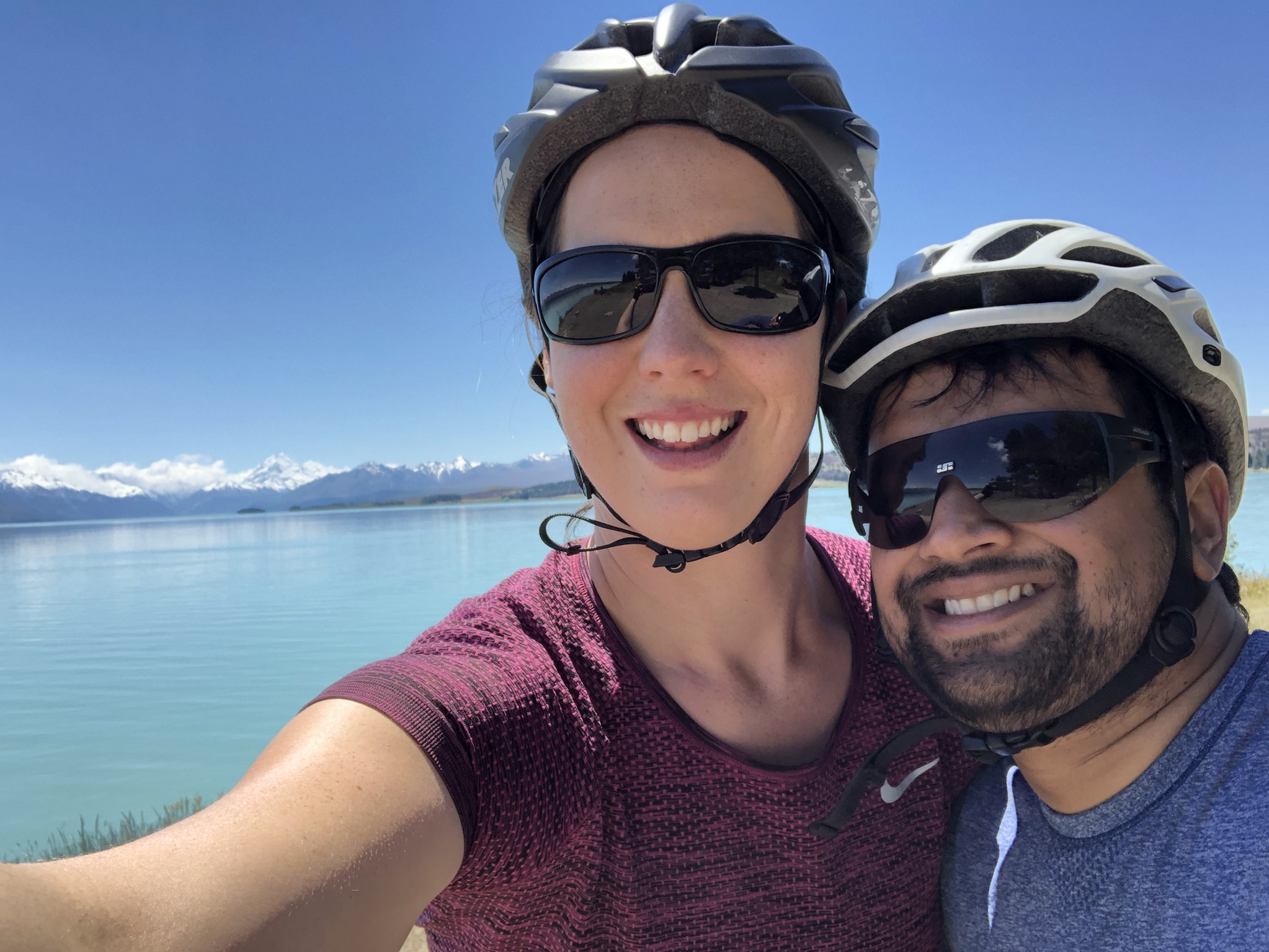 Selfie at Lake Pukaki!