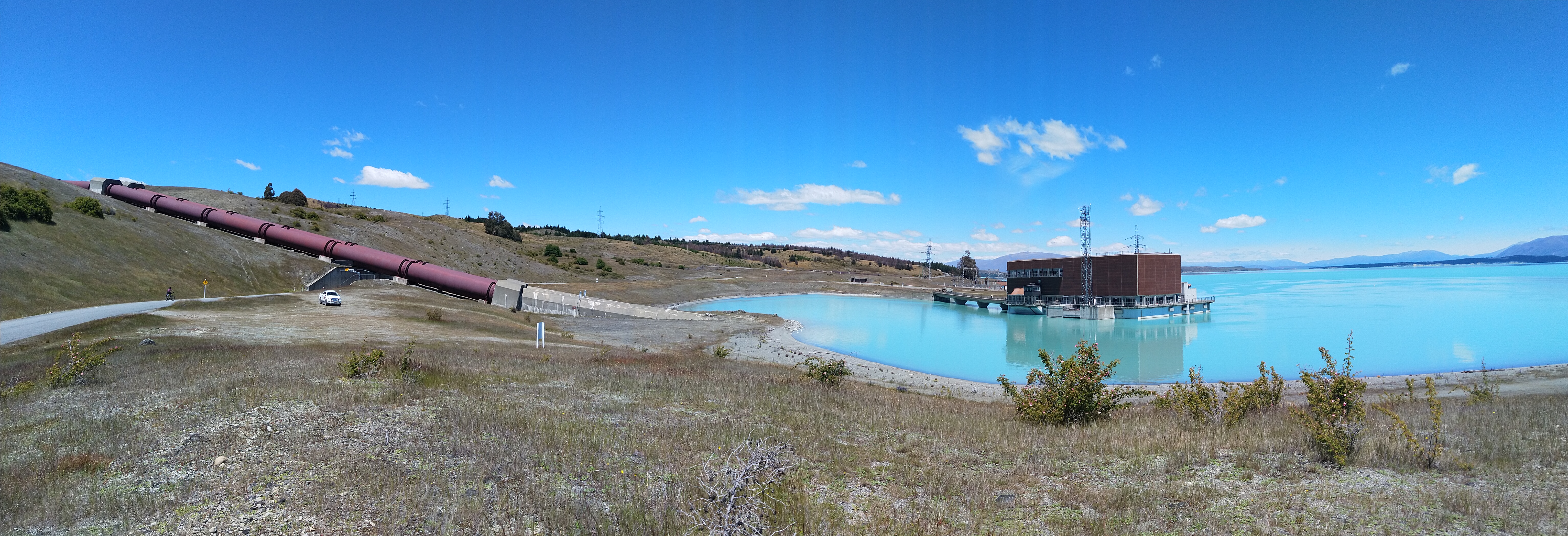 Tekapo B Power Station and penstock